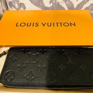 LV Clemence zip around wallet
